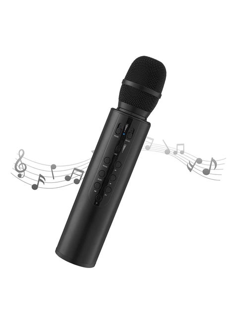 Wireless Handheld Bluetooth Speaker Mic Karaoke, Portable Mic for Home KTV Player. Compatible with Android & iOS Devices. Perfect for Parties, Singing, and Meetings.
