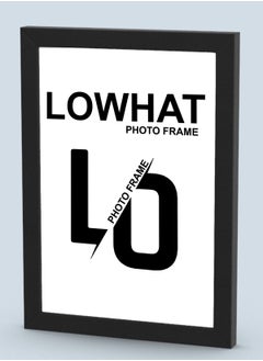 LOWHAT Photo Frame Freestanding And Wall Mountable Black Picture Frames Premium Display Photo Frames for Certificate Poster Puzzle Print Portrait Frame for Home Office  - Image 1