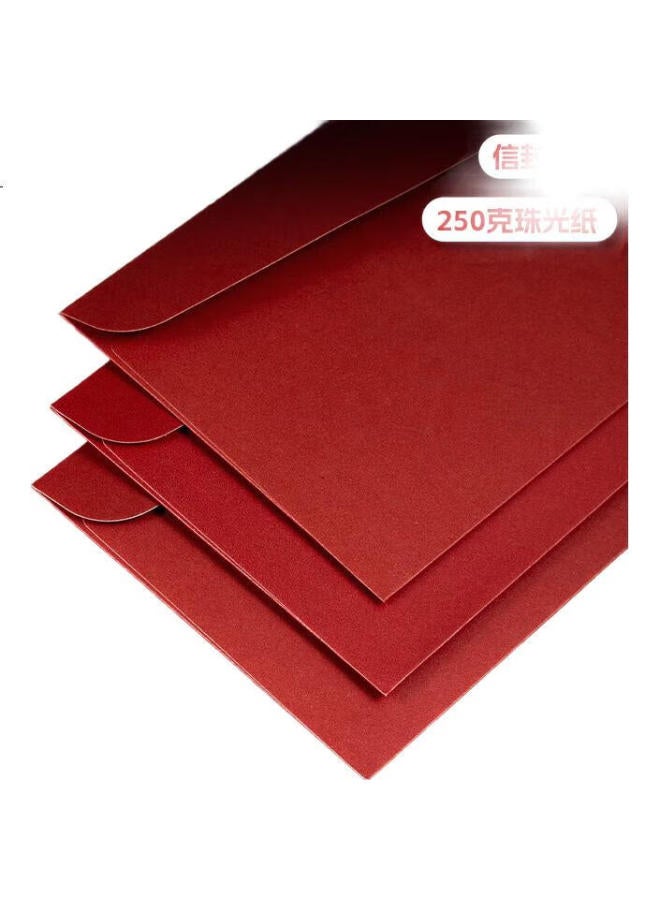 Kingdee [Lowest Price Online] Kingdee Greeting Card Set "Dream As A Horse" For 18-Year Adults' Graduation, Encouragement For High School And College Entrance Exams, Motivational Letter Paper And Envelopes, Golden List, Hundred-Day Oath-Taking Ceremony - Image 2
