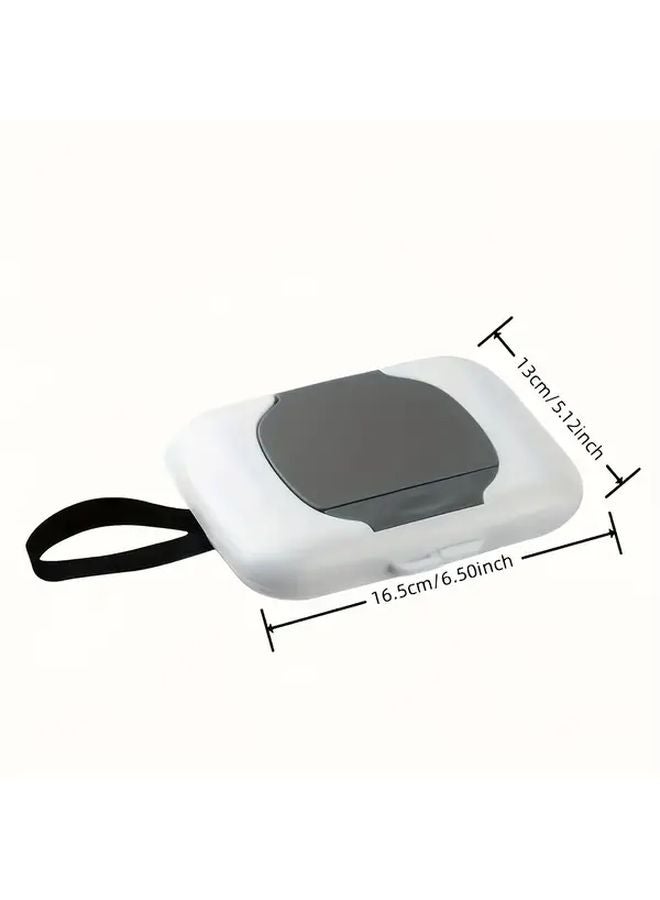 Green Portable Wet Wipe Dispenser with Lanyard for Travel Camping Outdoor Cycling Essential - Image 3