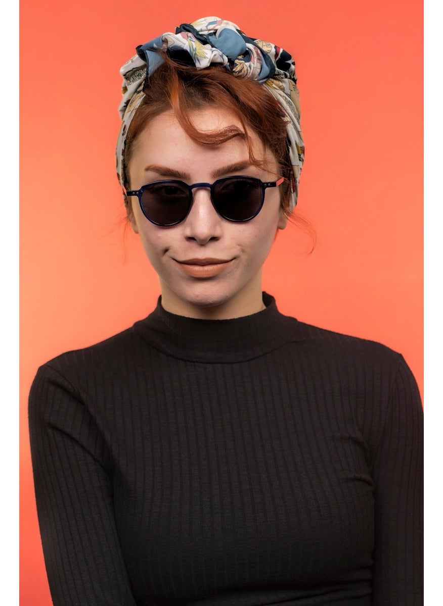Focus On Wilson Navy Blue Unisex Sunglasses  - Image 3