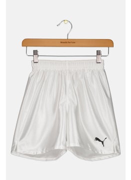 PUMA Kids Girl Sportswear Fit Training Shorts, White  - Image 1
