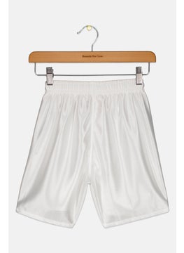 PUMA Kids Girl Sportswear Fit Training Shorts, White  - Image 2