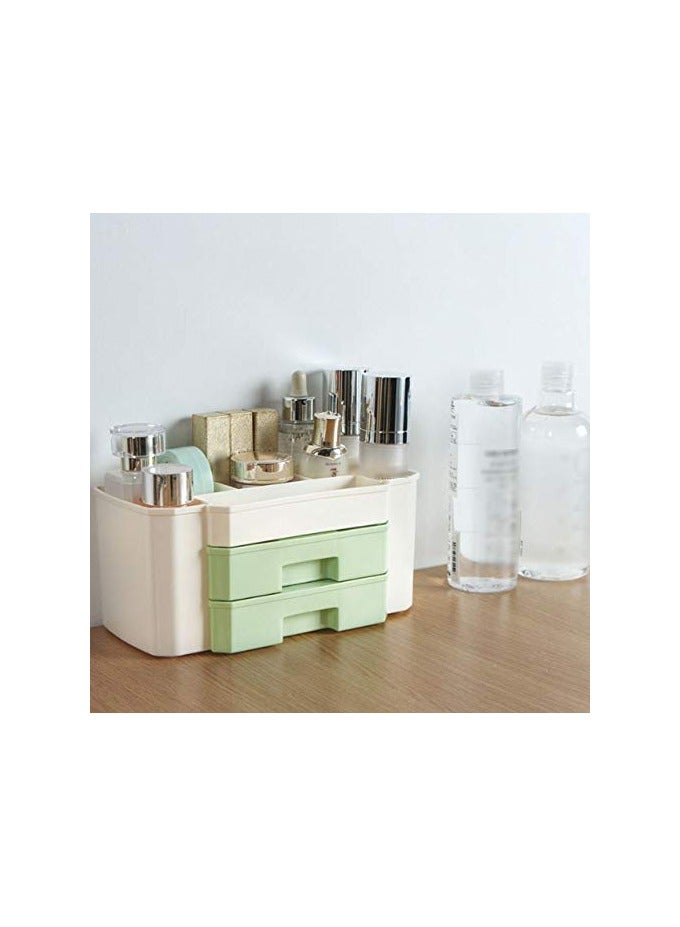 صندوق تخزين مستحضرات التجميل المكتبي - قم بتنظيم مجوهرات مستحضرات التجميل الخاصة بك بسهولة - Image 2