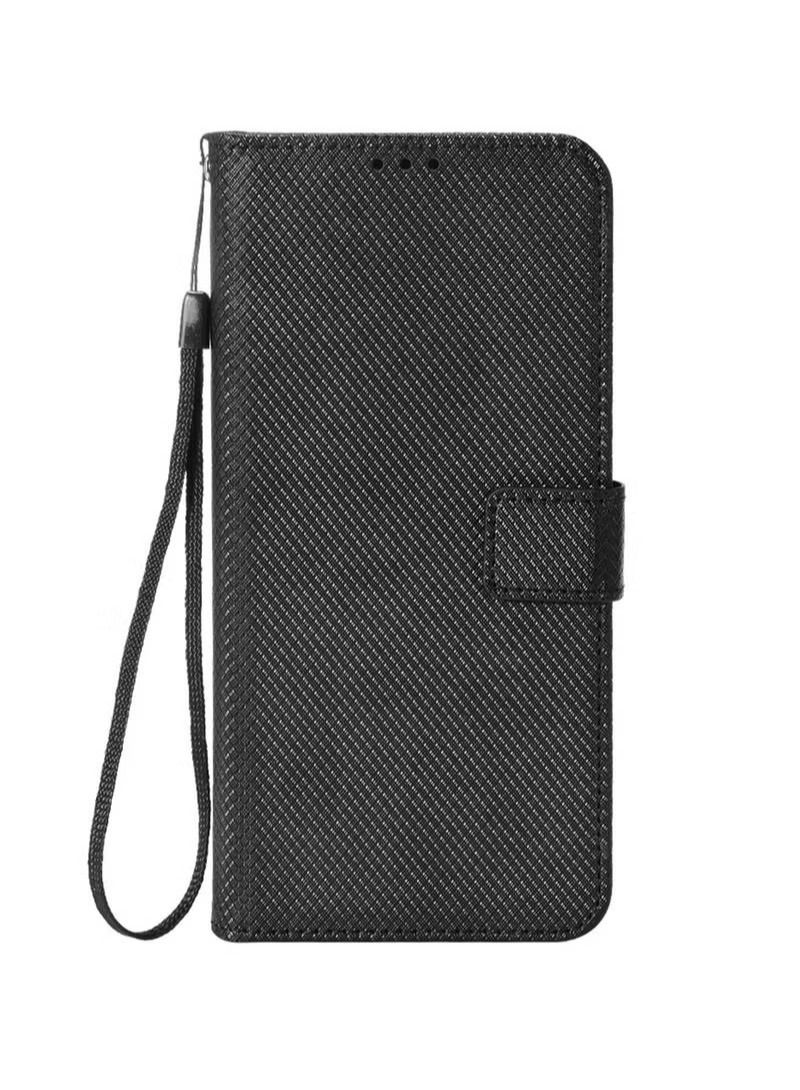 Flip Cover Leather Case Compatible with Huawei Honor X9a X40 Magic5 Lite 5G Honor X9A Lanyard Wallet Clip Simplicity Stand Holder Housing (Black,Honor X9a) - Image 4