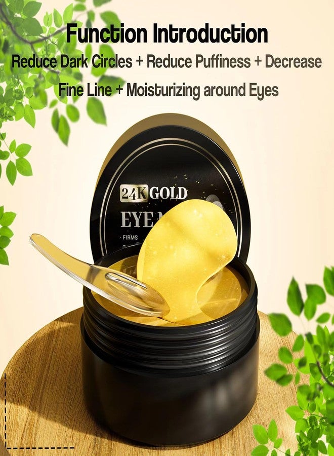 Nielies Under Eye Patches for Women (30 Pairs) - Eye Patches for Puffy Eyes and Dark Circles, Eye Bags - Skin Care with Collagen eye patches for women - Anti-Aging Eye Masks (24 Gold- Box) - Image 5