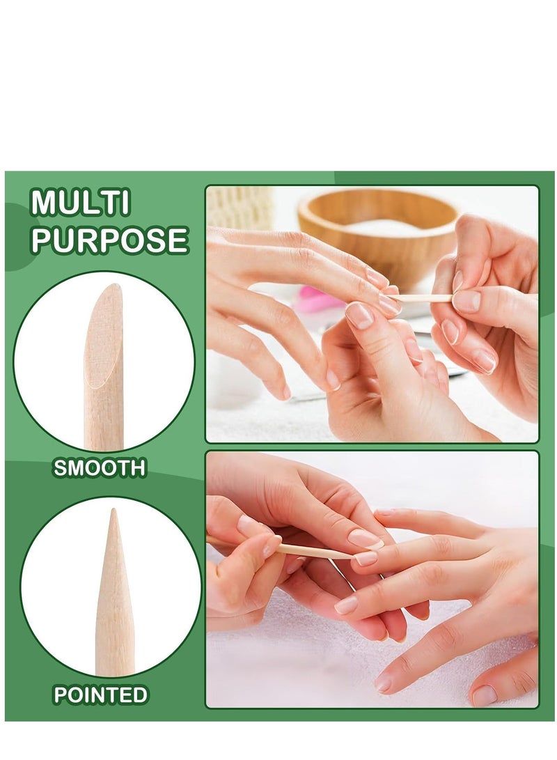 Wooden Wax Sticks Eyebrow Lip Nose Waxing Sticks Small Wax Spatulas Applicator Wood Craft Sticks for Hair Removal and Smooth Skin Spa and Home Usage - Image 4