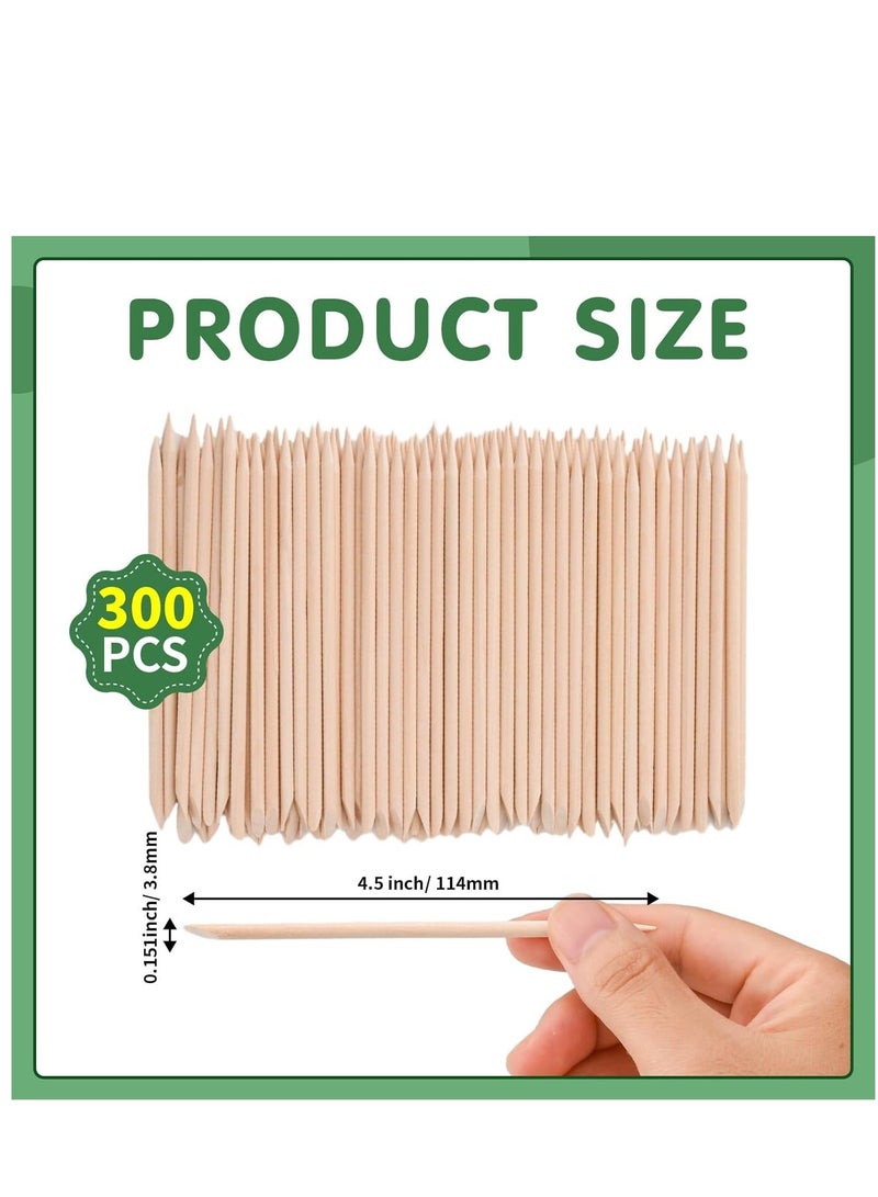 Wooden Wax Sticks Eyebrow Lip Nose Waxing Sticks Small Wax Spatulas Applicator Wood Craft Sticks for Hair Removal and Smooth Skin Spa and Home Usage - Image 3