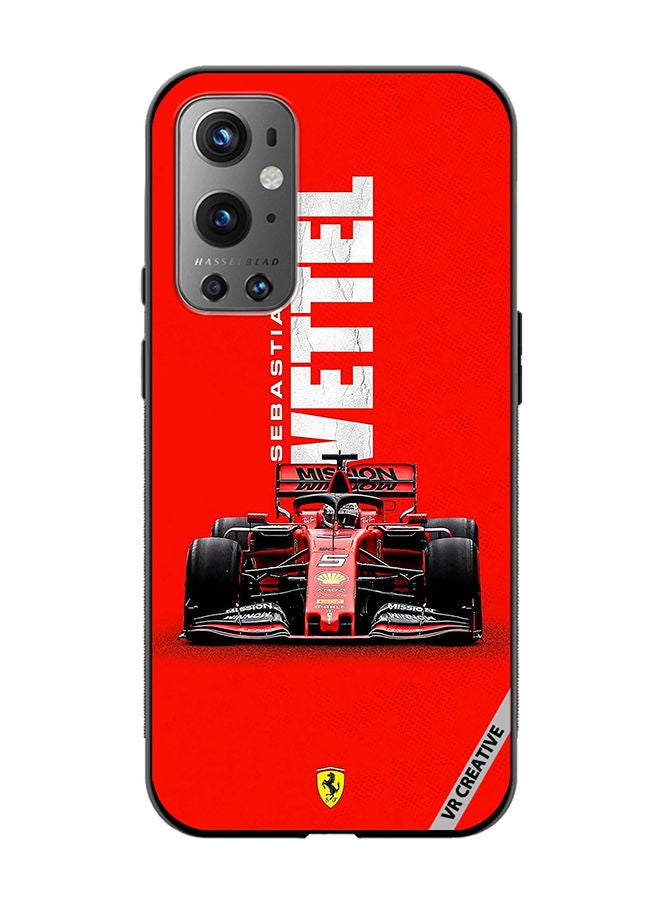 Protective Case Cover For OnePlus 9 Pro F1 Racing Car Design Multicolour