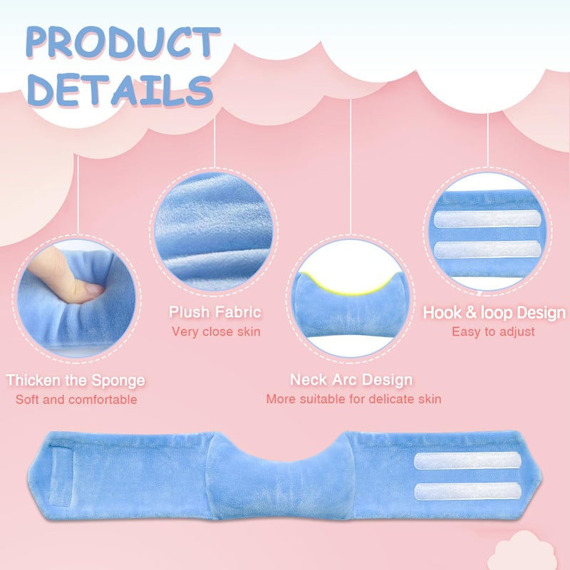 POWYS Torticollis Pillows for Infants Baby Neck Support Pillow Infant Newborn Head Shaper Correction Cusion Adjustable Toddler Kid Head Positioner for Car Seat Travel - Image 3