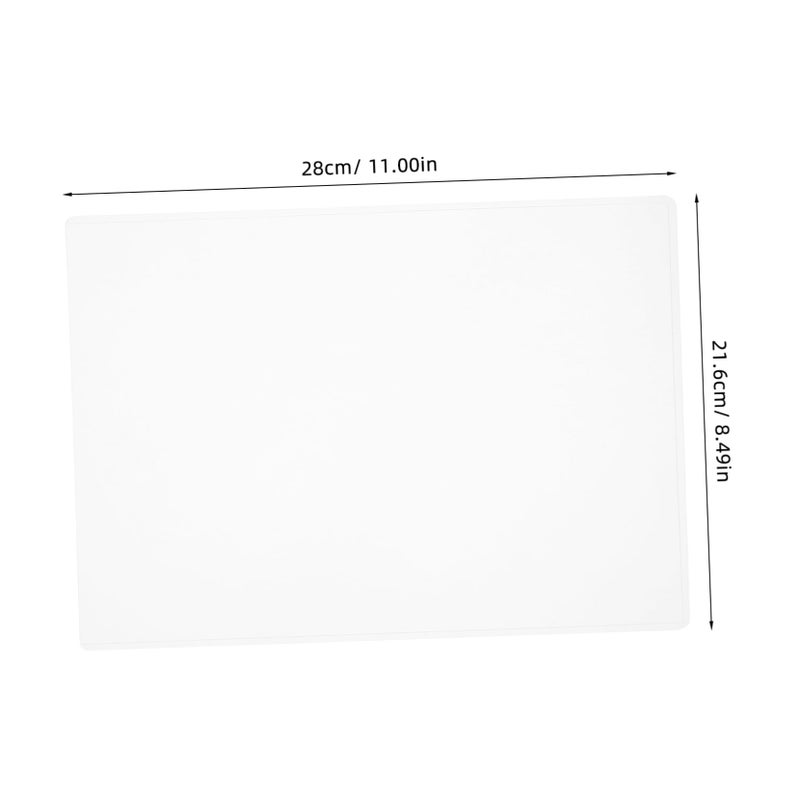 Rigid Plastic Sleeves 30pcs Transparent Hard Card Holders for Documents Photos Menus Posters Albums - Image 3