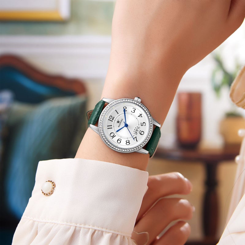 ماكسويل مكسويل ساعه جلد نسائي الاصليه تصميم ماركات