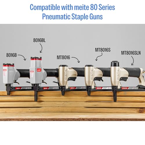 meite 21 Gauge Upholstery Staples, 1/2-Inch Crown with 1/2-Inch Length Galvanized Heavy Duty Staples for Staple Guns MT8016, MT8016S, and MT8016SLN (10,000 Counts) - Image 4