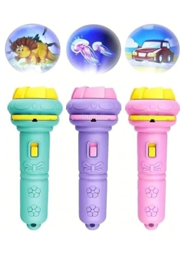 NoNo Projector Light for Kids, Slide Flashlight, Story Light, Educational Toy, Bedtime Learning, Children's Night Light, Creative Toy, Cute Cartoon Flashlight  - Image 1