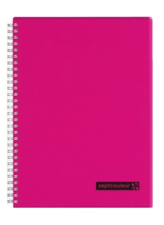 Maruman 80-Sheet Septcouleur Notebook A6 Size Pink  - Image 1
