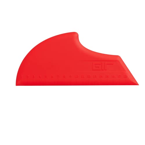 GIR GIR Get It Right Premium Silicone Pan Scraper  Heat Resistant Kitchen Scraper Cutter Chopper Perfect For Dough Pasta Cake Bread and More  8 IN Red 