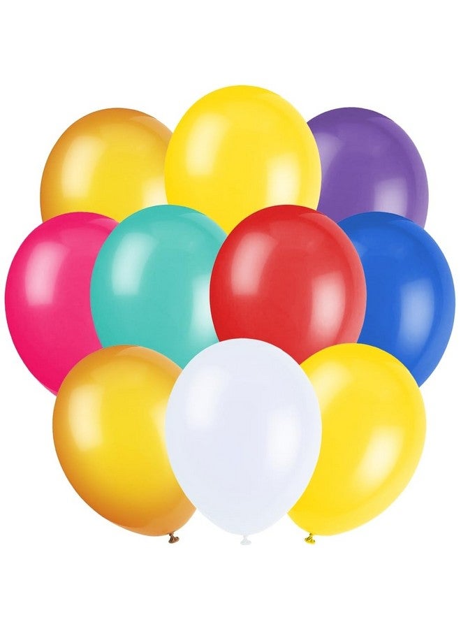 Unique Latex Party Balloons, 12", Assorted Colors - Image 1