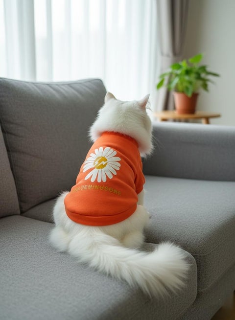 Winter Pet Shirt for Cats and Dogs – Inner Padded – Warm and Comfortable for Daily Wear & Outdoor Walks