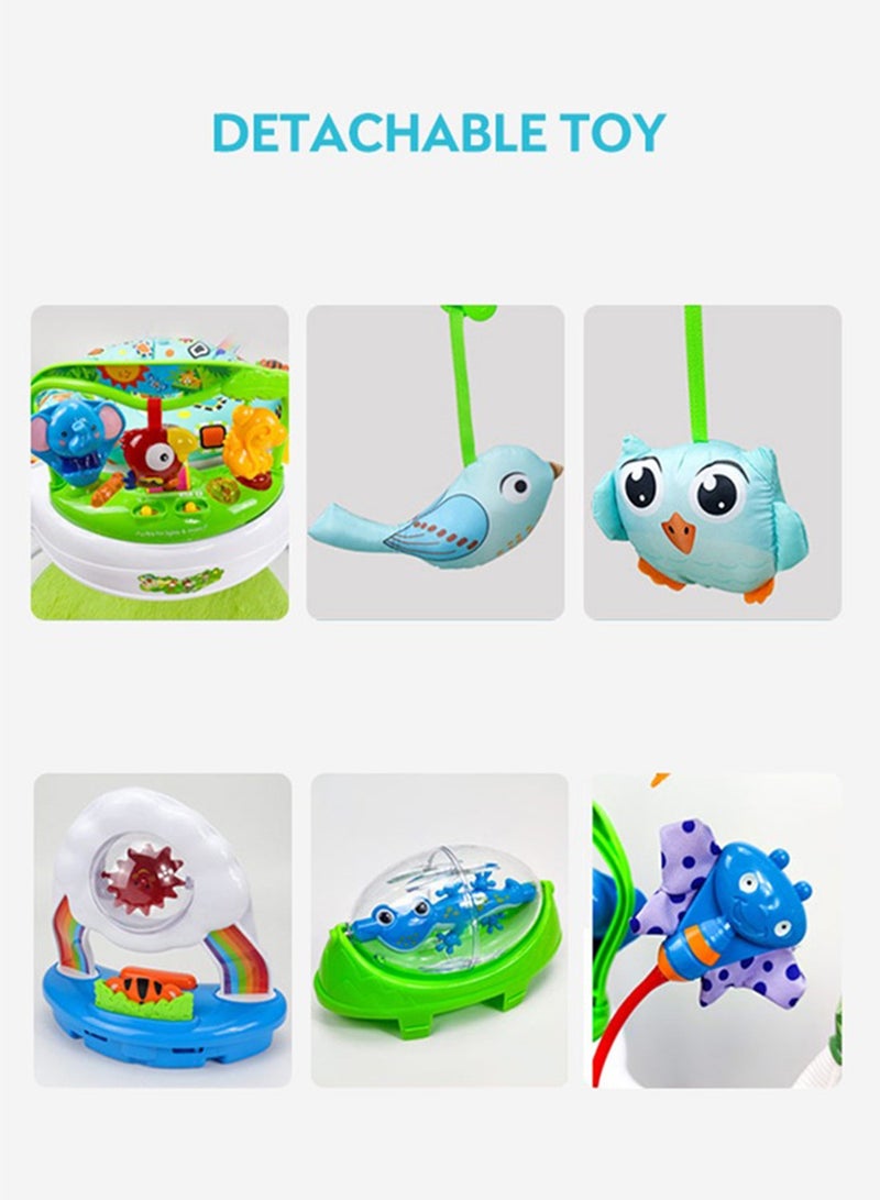 Star Core Baby Activity Jumper Bouncer, Infant Activity Center With Music, Lights And Sounds - 3 Adjustable Heights, 360° Rotation - Image 3