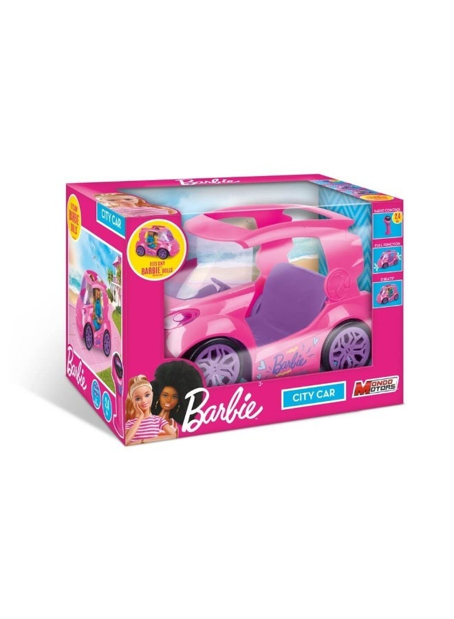 MONDO Barbie Rc City Car (Pink) - Image 2