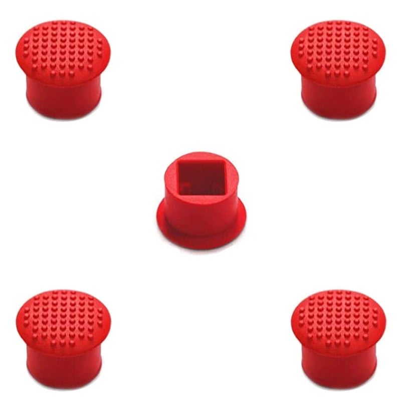 MMOBIEL 5 PCS Rubber TrackPoint Keyboard Mouse Red Cap with Soft Dome and Rim Laptop Pointer for Lenovo ThinkPad X/T/E / / L/P/Yoga Series - Image 5