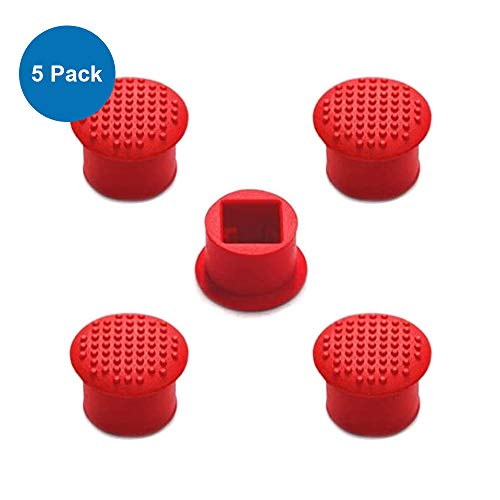 MMOBIEL 5 PCS Rubber TrackPoint Keyboard Mouse Red Cap with Soft Dome and Rim Laptop Pointer for Lenovo ThinkPad X/T/E / / L/P/Yoga Series - Image 2
