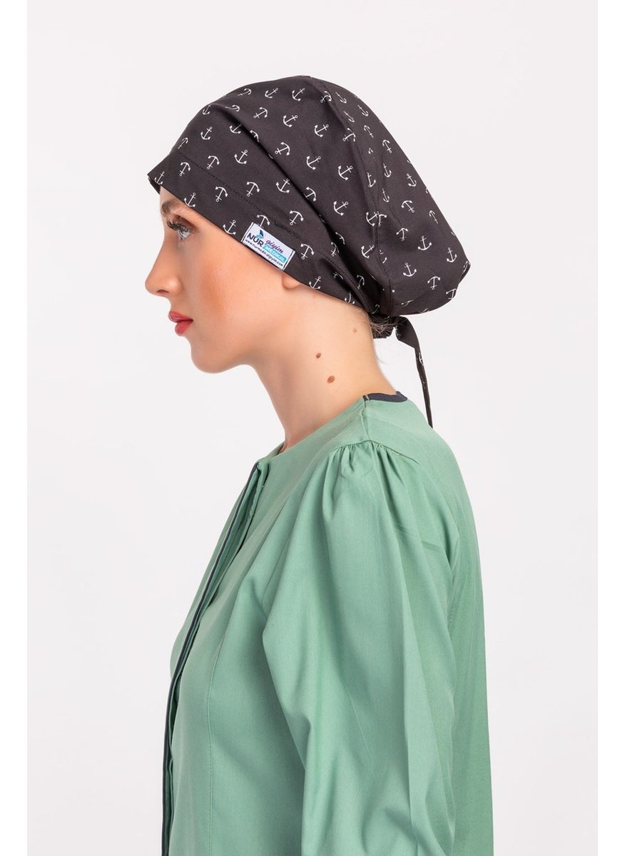 Nur Medikal Giyim Nur Medical Clothing Hijab Hospital Cap - Çapa  - Image 4