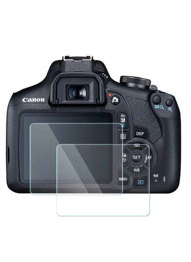 SJet 2 PACK Screen Protector for Canon EOS 2000D 1500D Tempered Glass Cover 0.3mm 9H Hardness Anti-Scrach Anti-Bubble  - Image 1