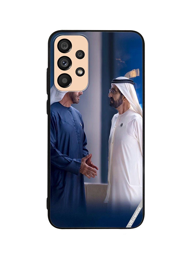 VR CREATIVE Protective Case Cover For Samsung Galaxy A33 5G Sheikh Mohamed Bin Zayed Al Nahyan And Sheikh Mohammed Bin Rashid Al Maktoum Design Multicolour - Image 1