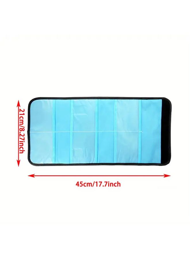 Compact 6 Slot Foldable Lens Filter Case Durable Nylon with EPE Foam Padding Dustproof - Image 2