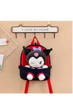 Y&D Kawaii Plush Kuromi Bag for Girls, Kuromi Plush Backpack Cute Kuromi Plush Bag Cartoon Shoulder Bag Cute Anime Kuromi Bag Kuromi Plush Shoulder Bag Anime Toy Bag for Anime Fans  - Image 1