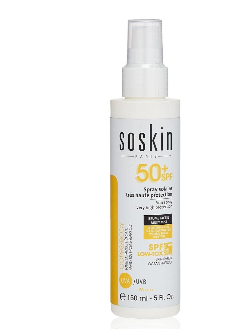 Soskin Sg Sun Spray Very High Prot Spf50+ 150Ml - Image 1