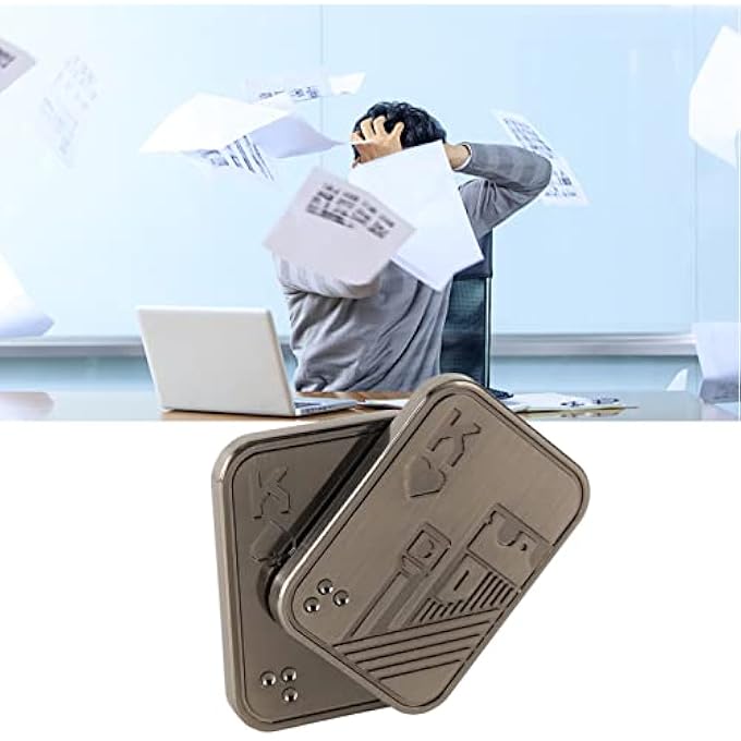 POENVFPO Poker Push Slider Toy Mini Magnet Stress Relief Toy for ADHD Adults Anxiety Treatment Metal Push Slide for Home Office Travel,Size - Image 4