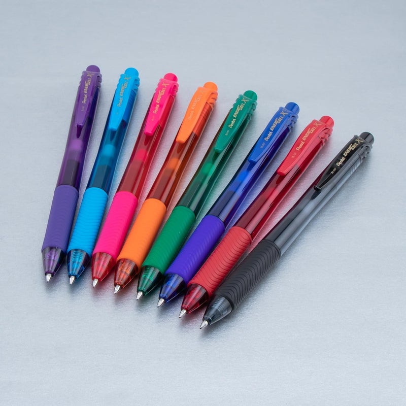 Pentel Energel-X Retractable Liquid Gel Pen, 0.7 Mm, Blue, Pack of 12 - Image 3