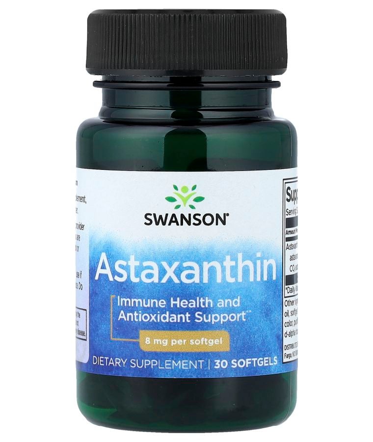 SWANSON Astaxanthin 8 mg 30 Softgels