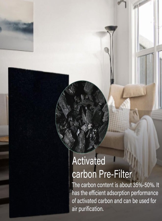 HOMFILBIT 2 Set FLT5600 Filter N Replacement for GermGuardian AC5600 AC5600W AC5600WFL AC5600WDLX Air Purifier, 2 Pack H13 True HEPA and 8 Pack Activated Carbon Filter - Image 4