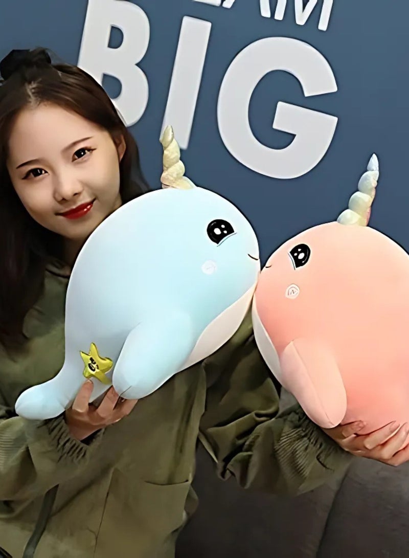 Cuddles Cute Marshmallow Dolphin Stuffed Animal Plush, Gifts For Kids, Soft Toys For Girls & Boys  14 Inch - Image 2