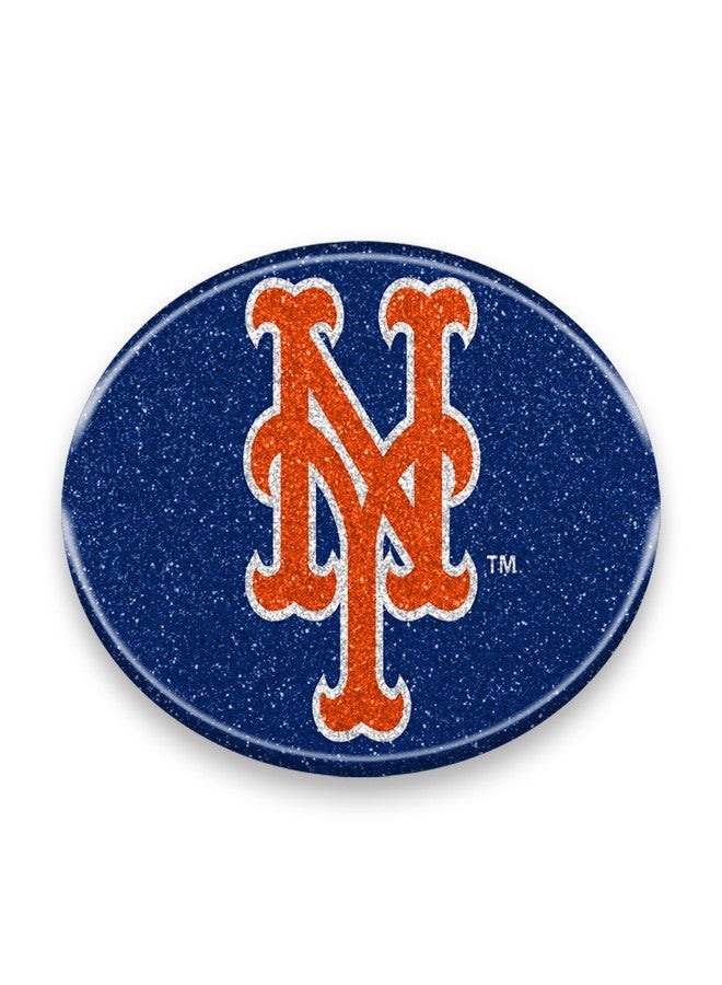 MLB New York Mets Color Bling Emblem, 4" x 4", Blue