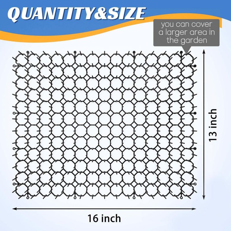 OCEANPAX 16 X 13 Inch Scat Mat for Cats, 10 Pack Cat Scat Mat with Spikes - Indoor/Outdoor Pet Deterrent Solution for Plants, Furniture, and More - Keep Cats and Dogs Away - Image 2