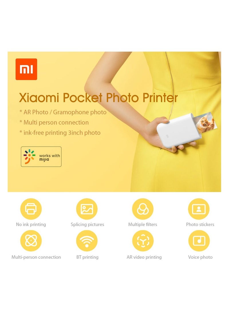 Zink - Zink Mi Portable Photo Printer White - Image 1