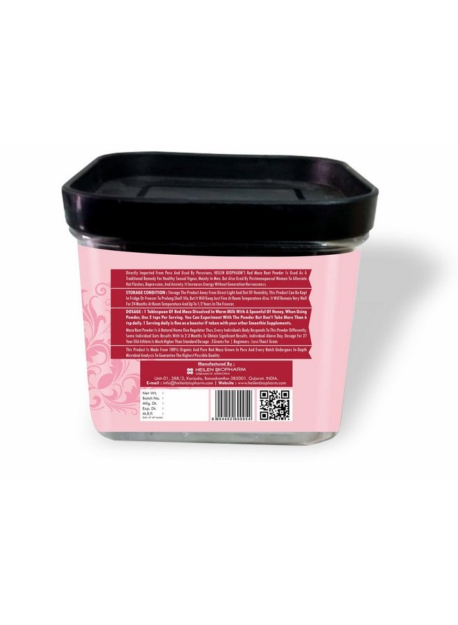 Heilen Biopharm Heilen Biopharm Peruvian Red Maca Root Powder For Stamina - 100 g Pack of 1  - Image 3