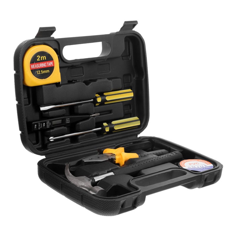 Black Tool Kit Set with Durable Carrying Box for Household and Automotive Repair - Image 2