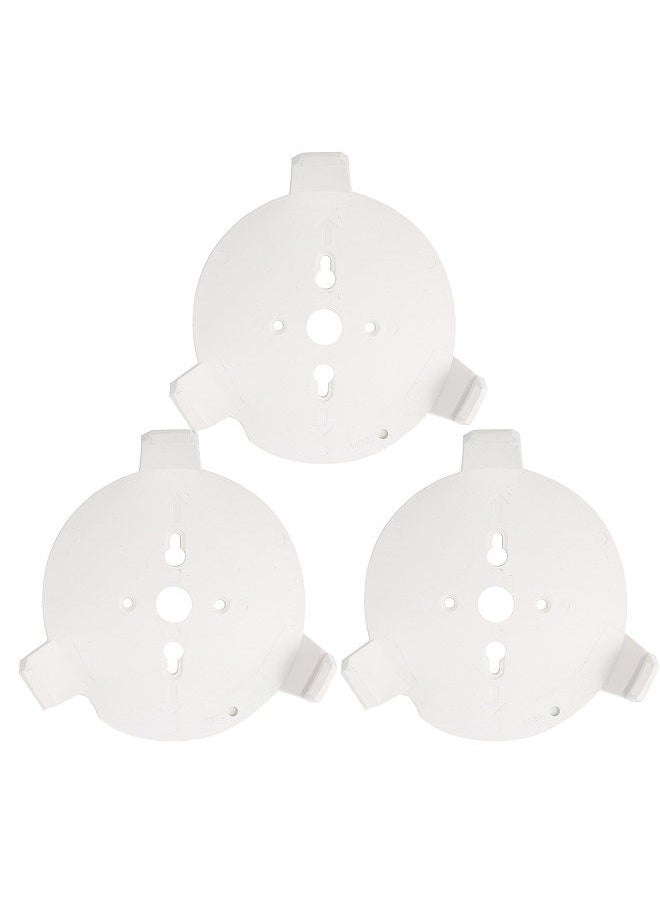 Generic - Wall Mount for TP-Link Deco M5/P7 Whole Home Mesh WiFi System, Sturdy Bracket Holder for Deco M5 Router/P7 Space Saving TP-Link Router Wall Holder, White, 3 Pack - Image 1