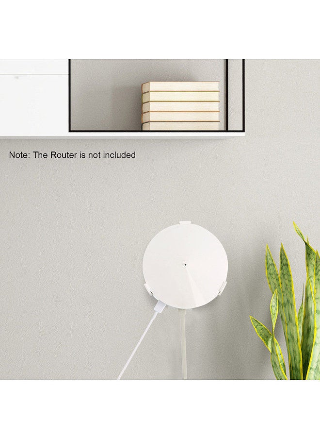 Generic - Wall Mount for TP-Link Deco M5/P7 Whole Home Mesh WiFi System, Sturdy Bracket Holder for Deco M5 Router/P7 Space Saving TP-Link Router Wall Holder, White, 3 Pack - Image 1