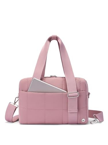 WESTBRONCO Mini Gym Bag for Women, Quilted Small Duffle Bag for Travel with Detachable Strap, Puffer Small Crossbody Bags for Women - Image 1
