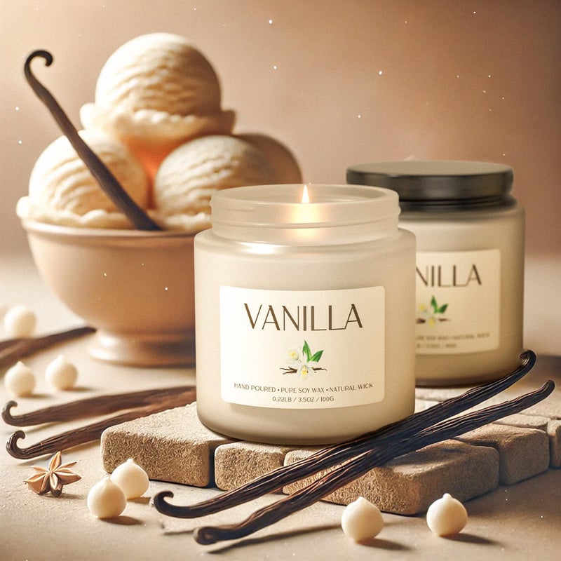 Waxcanpy Vanilla Candle, Soy Candles for Women, Soy Candles for Home Scented, 2 Pack Aromatherapy Candle Gift Set for Relaxing, Stress Relief & Home Decor - Image 2