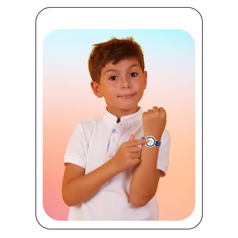 SPIKY Analog Watch for Kids (Blue) | Time Teaching Colorful Dial Display & Separate Minute | Water Resistant | Stylish Unisex Birthday Gift | Analogue Wrist Watches for Boys & Girls | Age 3-14 Yrs - Image 4