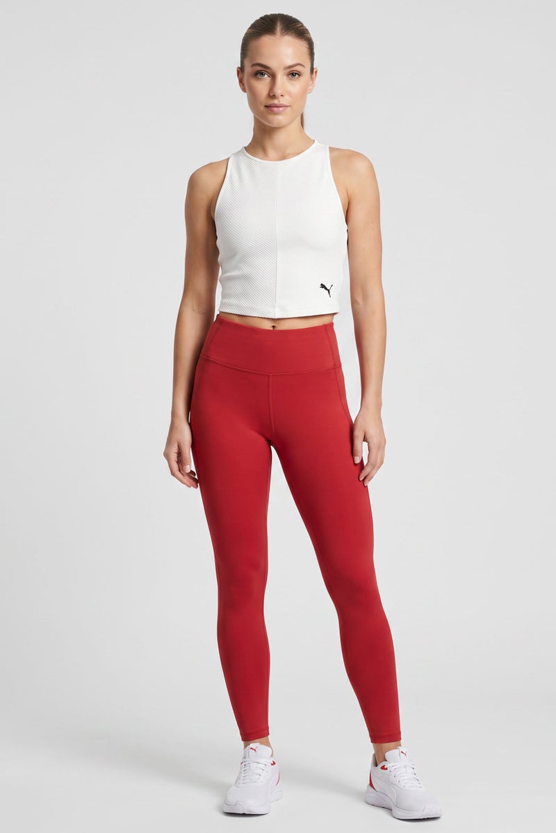 PUMA Women Sportwear Fit Sleeveless Training Tank Top, White - Image 3