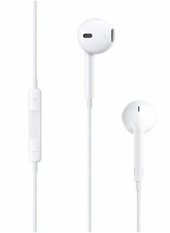 3.5mm Earphones With Mic Hands-free In-line For Apple iPhone/6S/6 Plus White