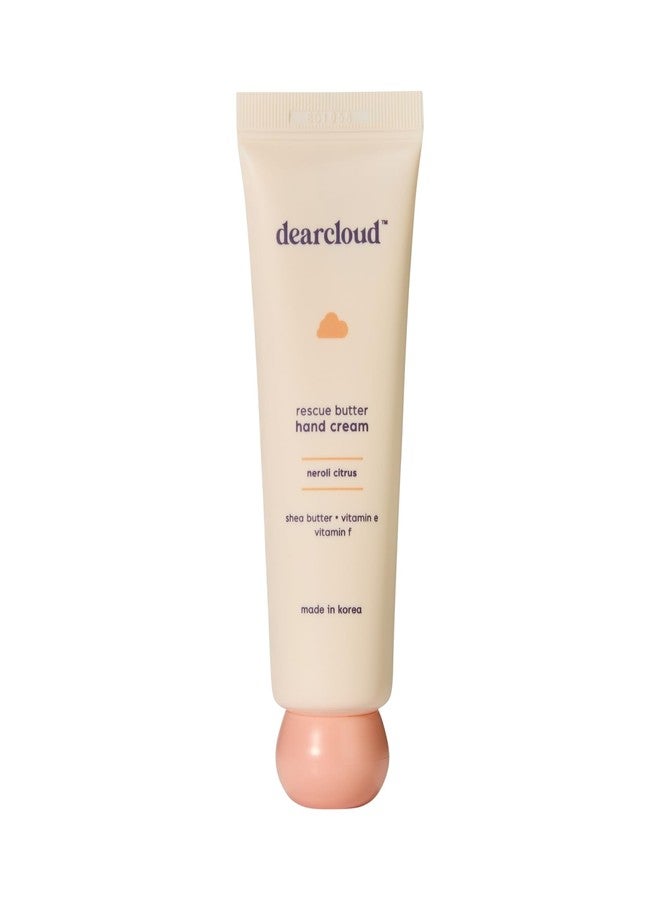 dearcloud Rescue Butter Hand Cream - Ultra Repair for Dry, Cracked Hands, Shea Butter, Vitamin E, and Vitamin F (Neroli Citrus) - Image 1